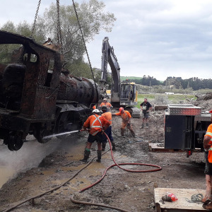 Lumsden Heritage Trust - Loco recovery 2020