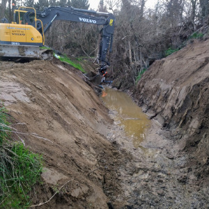 Flood repairs - Ross Road Balclutha - June 2020