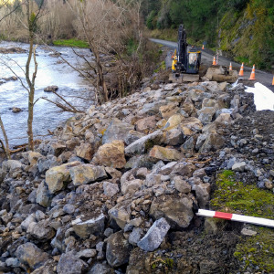 Flood repairs - Chapman Road - Balclutha - June 2020